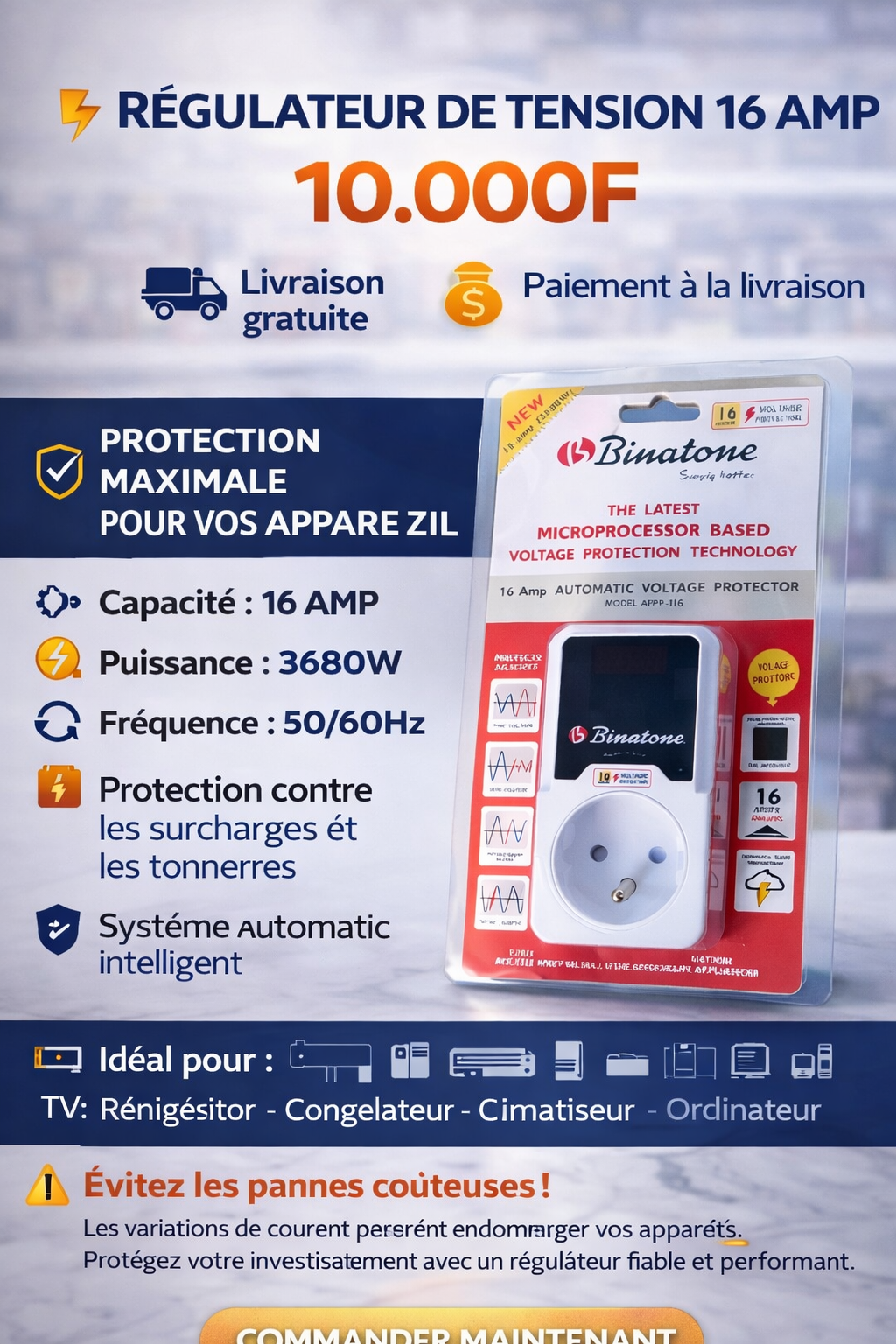 RÉGULATEUR DE TENSION