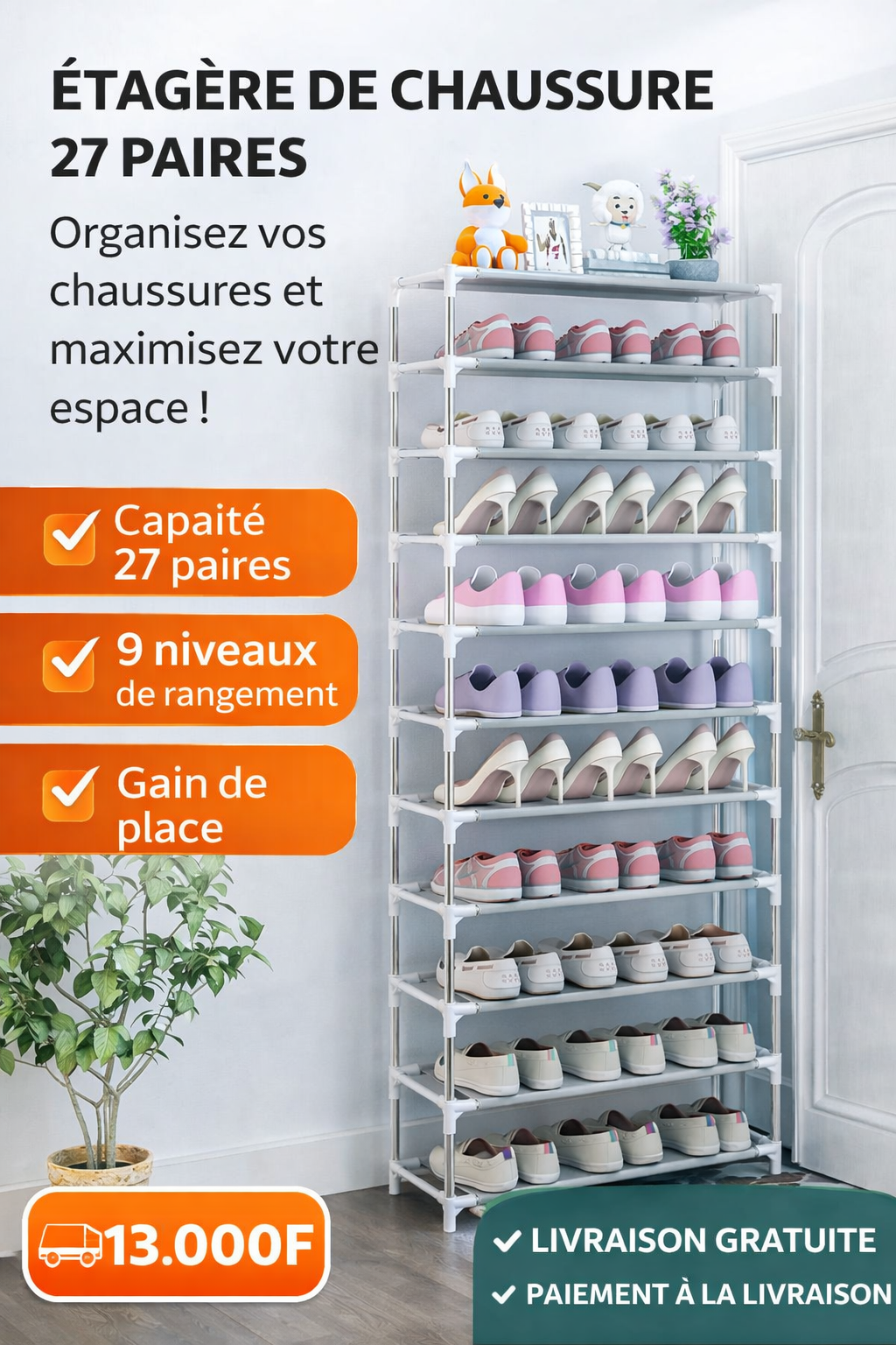 ETAGERE DE CHAUSSURE