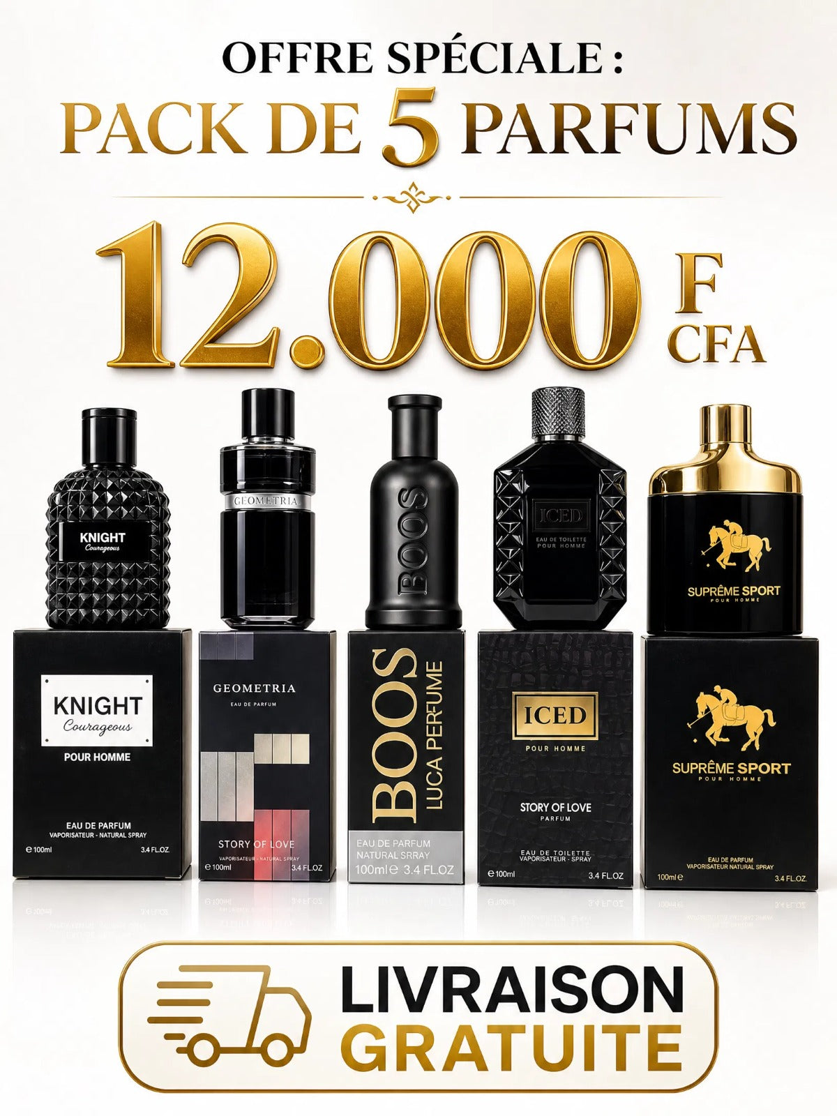 PACK 5 PARFUMS